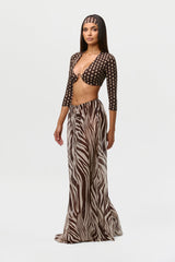 Chiffon Wide Leg Pants