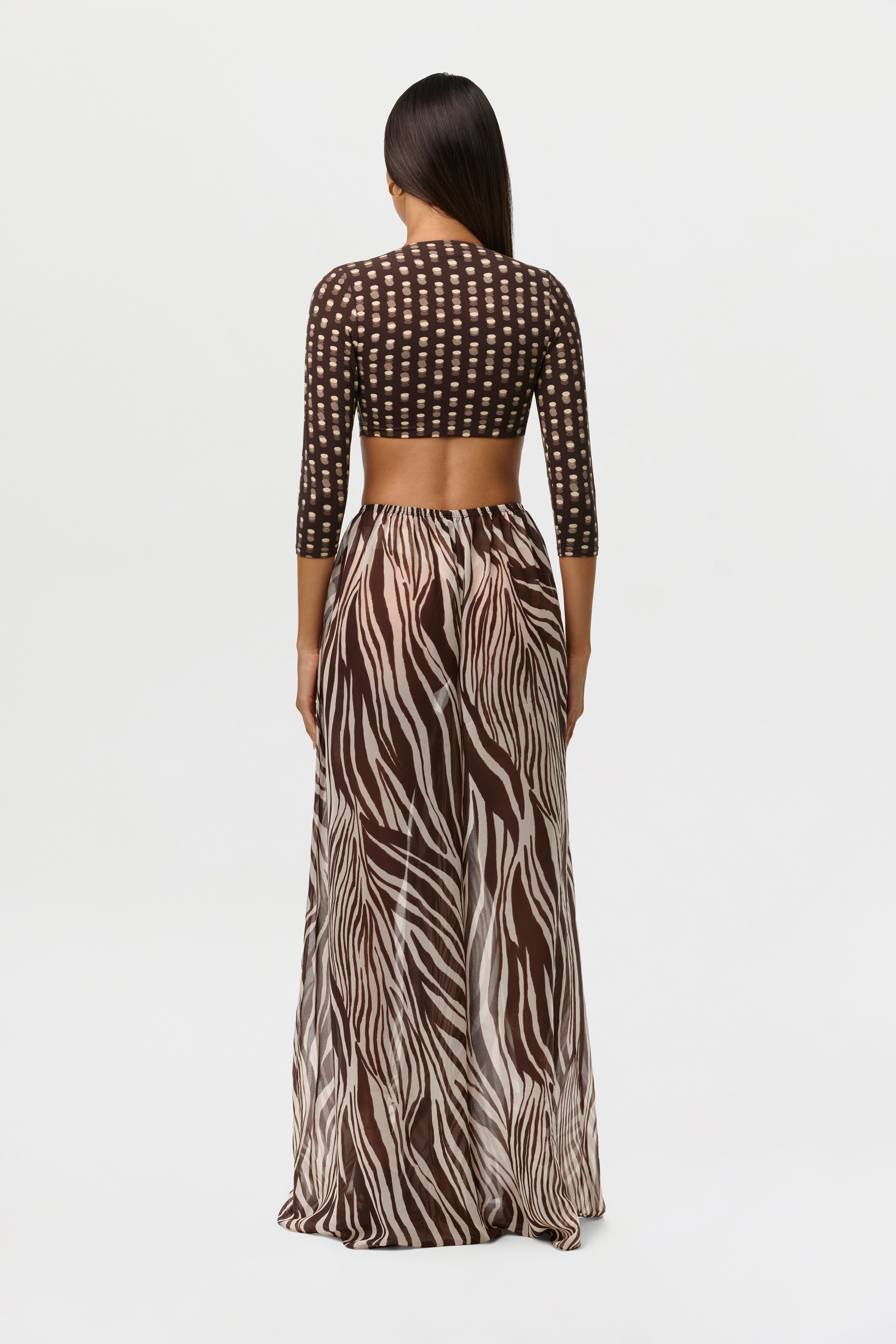 Chiffon Wide Leg Pants