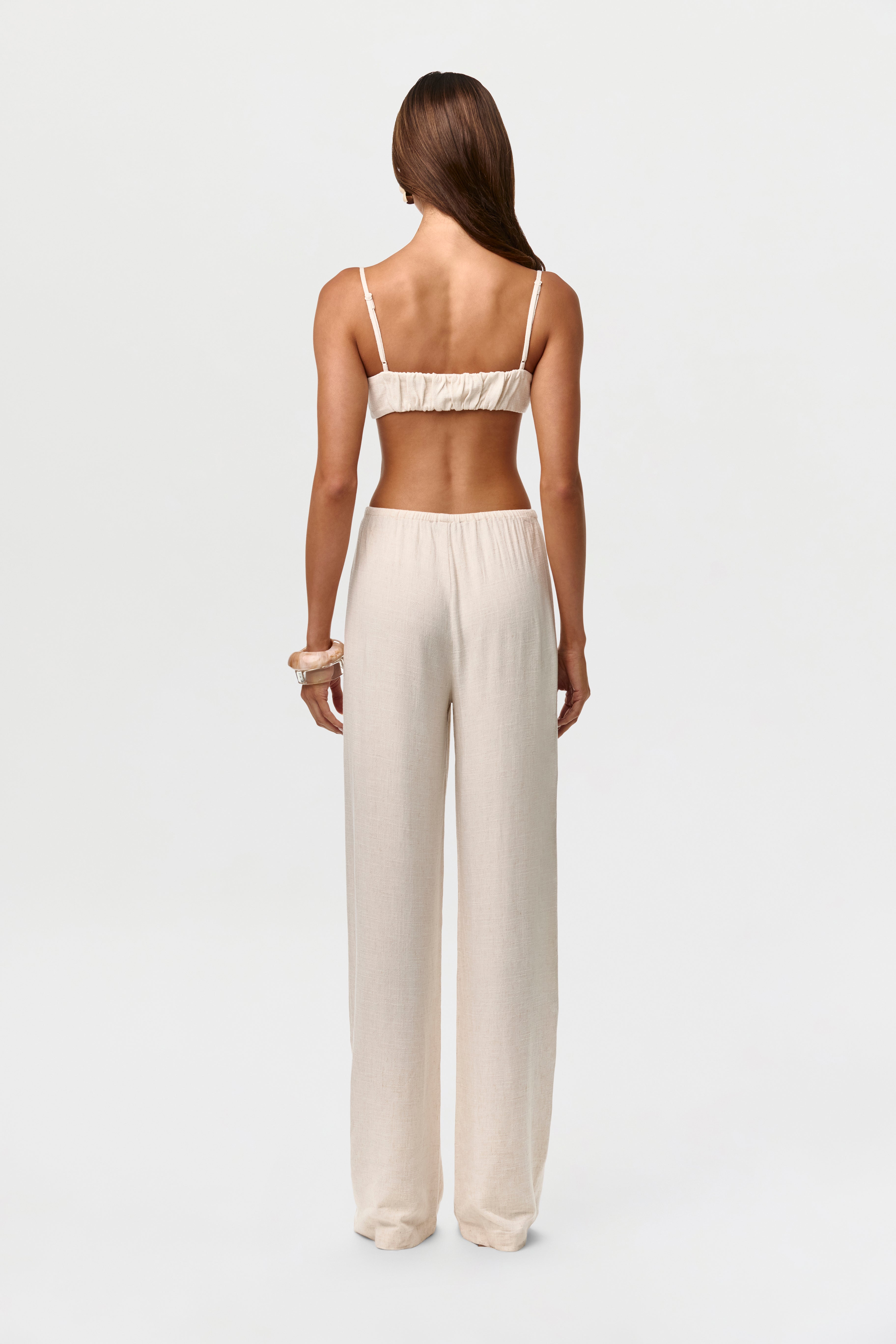 Linen Button Lounge Pants