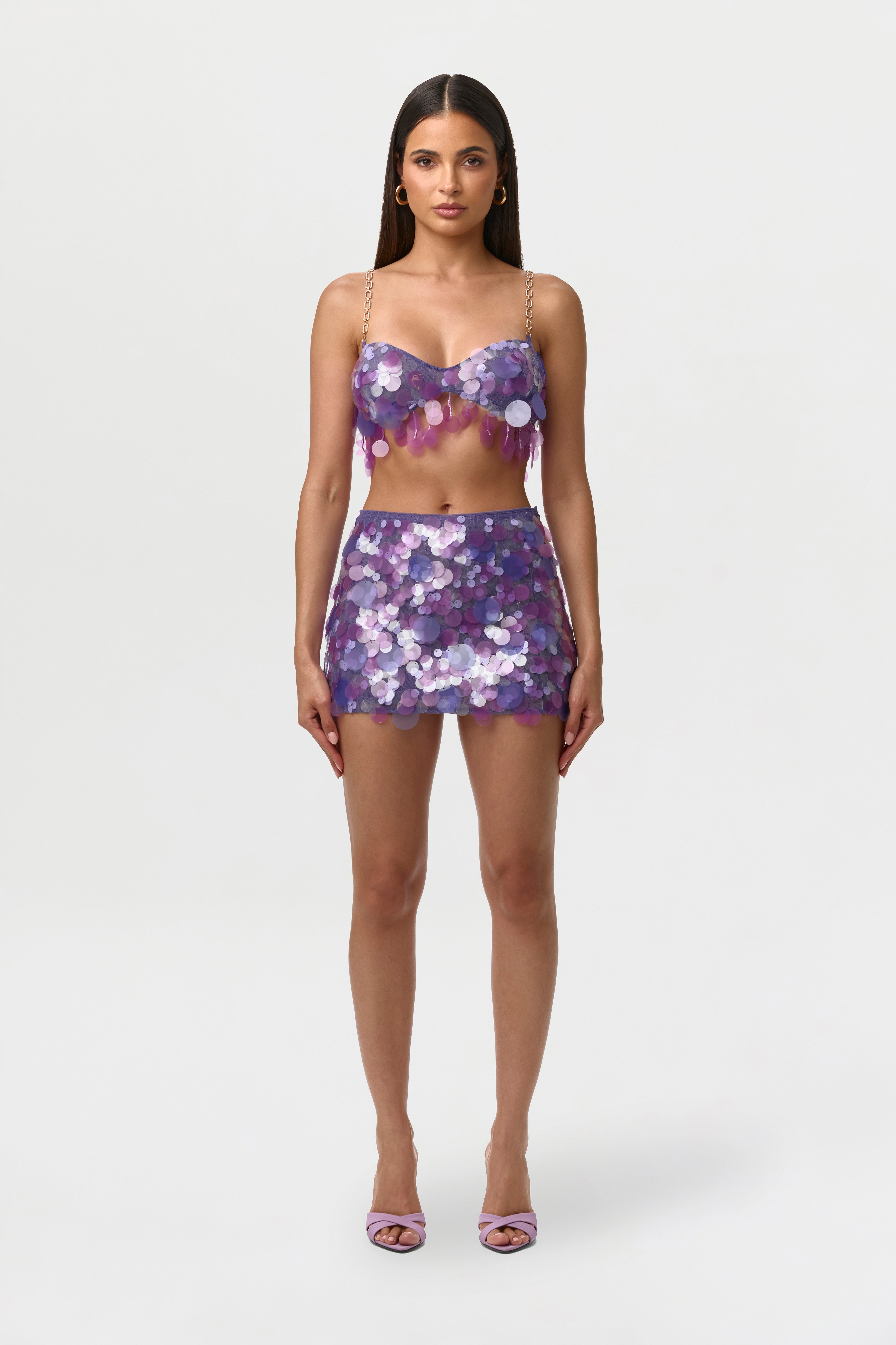 Sequin Micro Mini Skirt