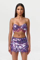 Sequin Micro Mini Skirt