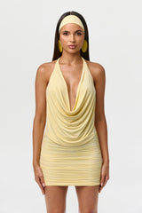Naked Ruched Mini Skirt