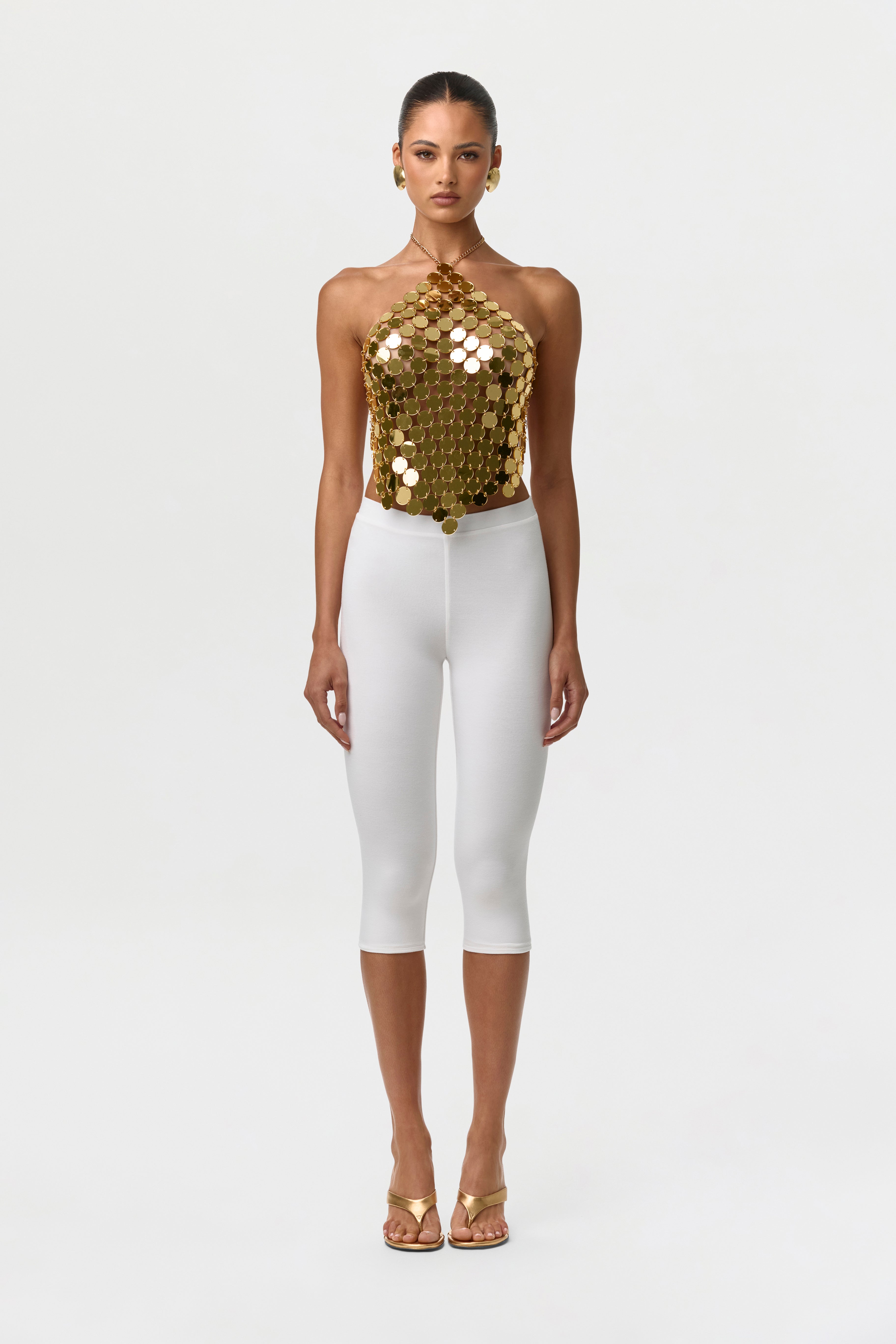 Smooth Sculpt Waist Capri Leggings