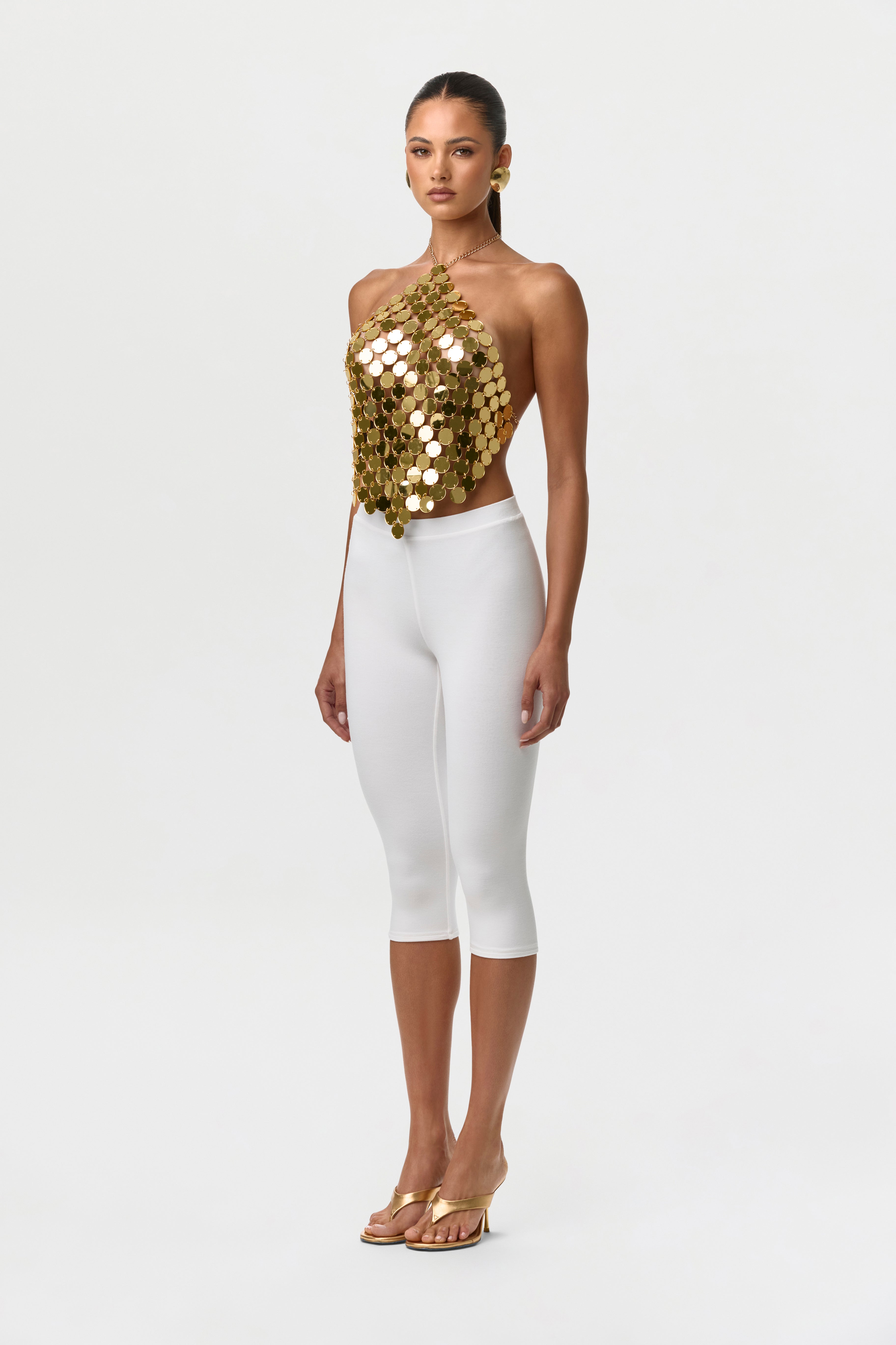 Smooth Sculpt Waist Capri Leggings