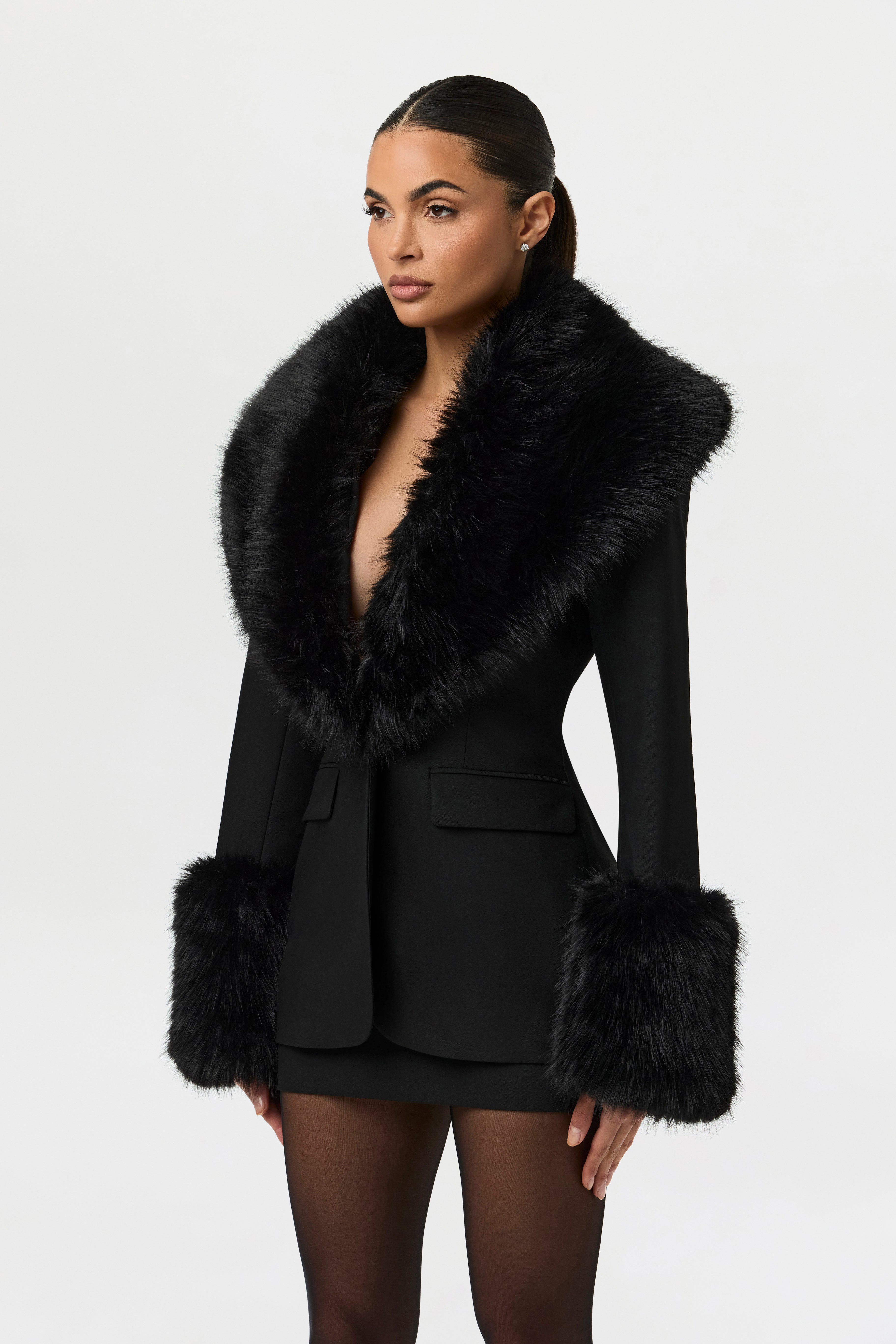 Suiting Mini Skirt