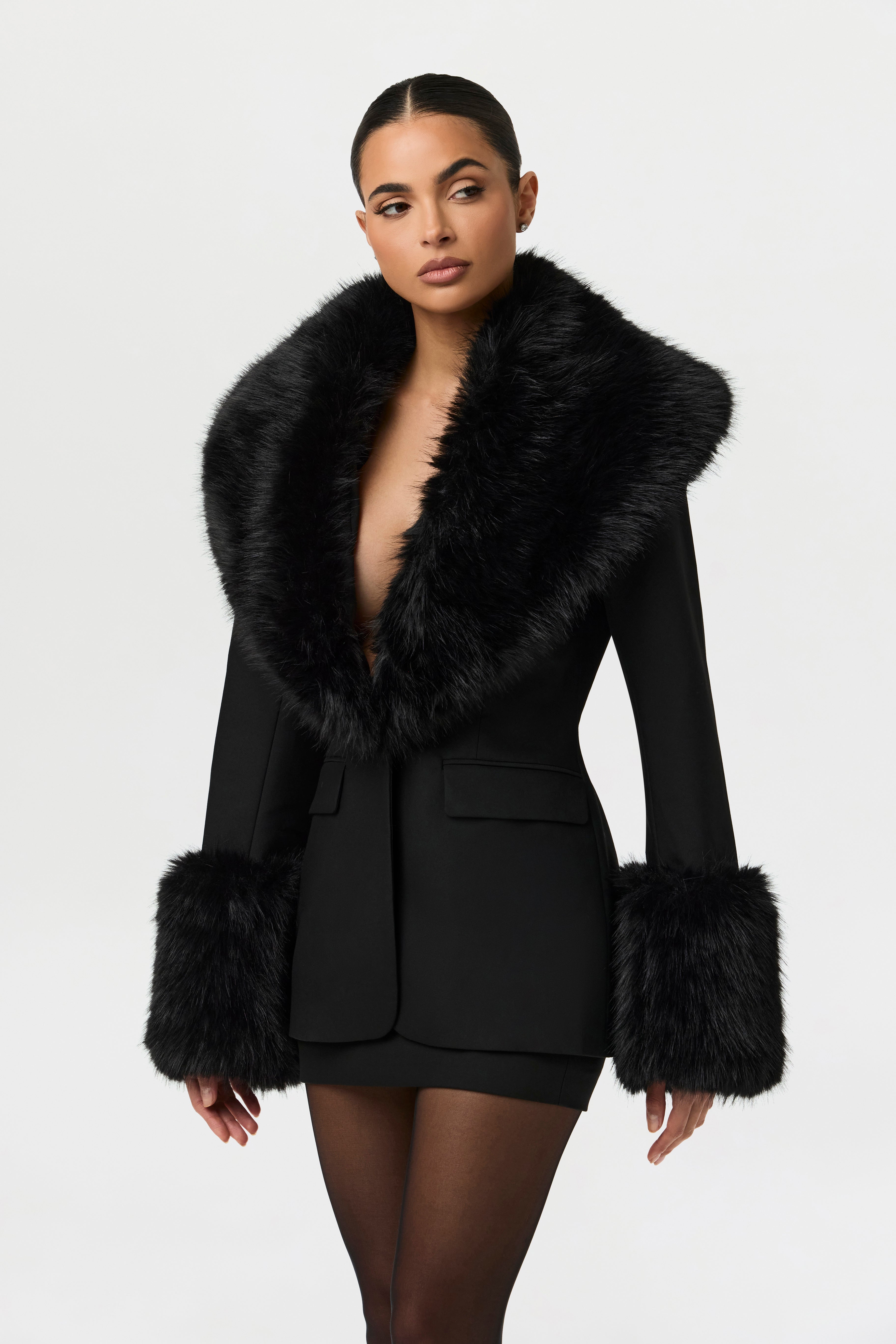 Suiting Mini Skirt