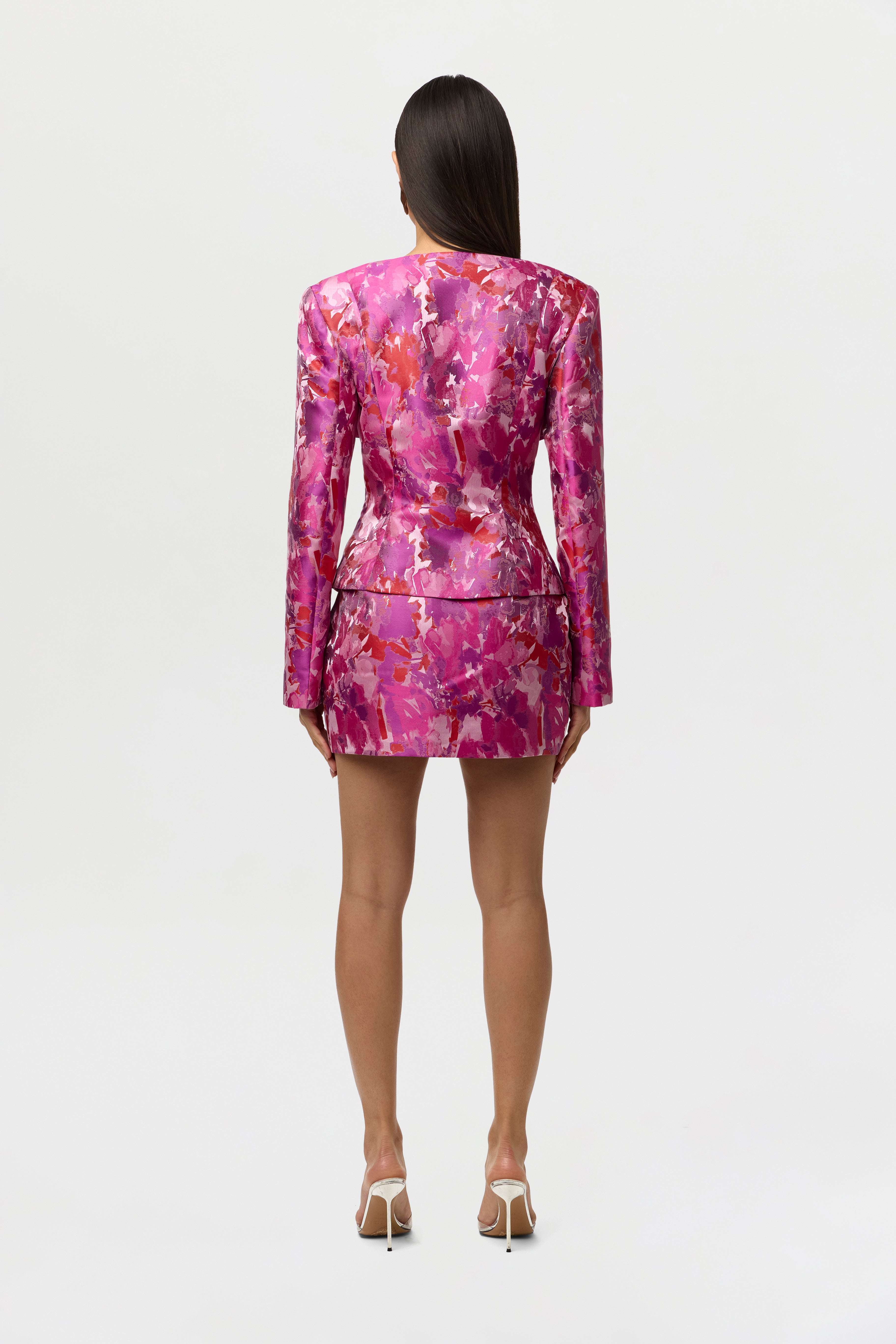 Suiting Jacquard Mini Skirt