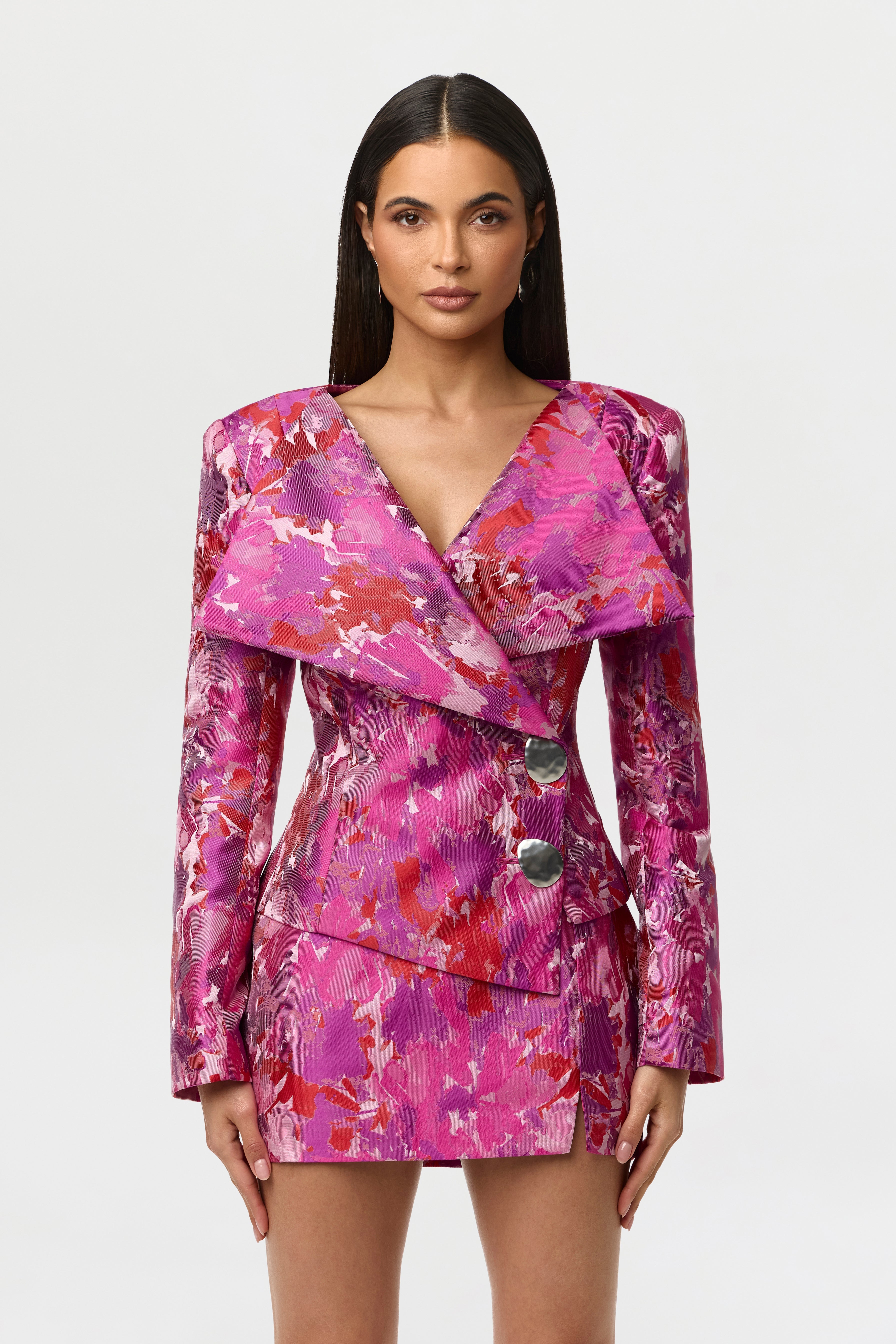 Suiting Jacquard Mini Skirt