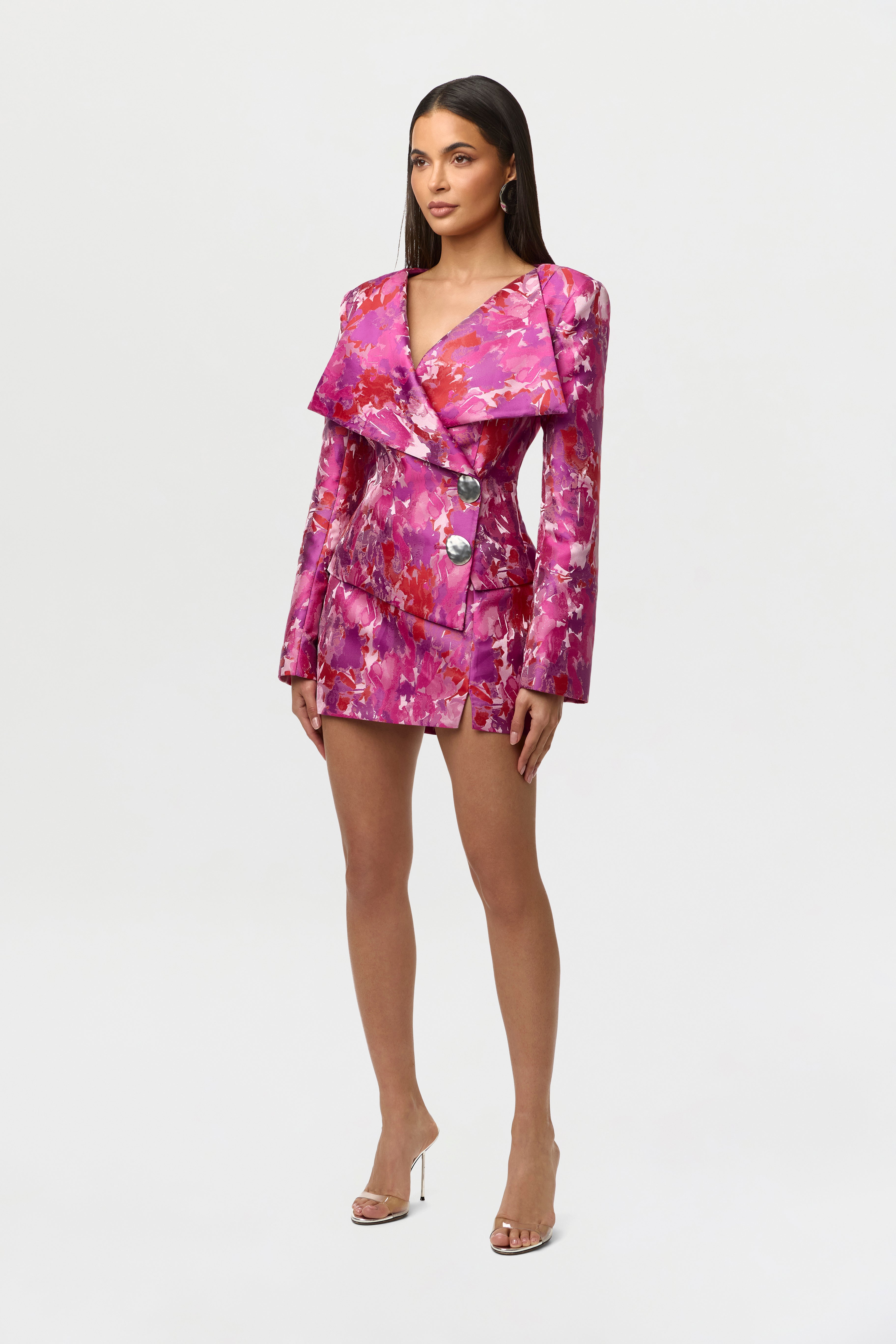 Suiting Jacquard Mini Skirt